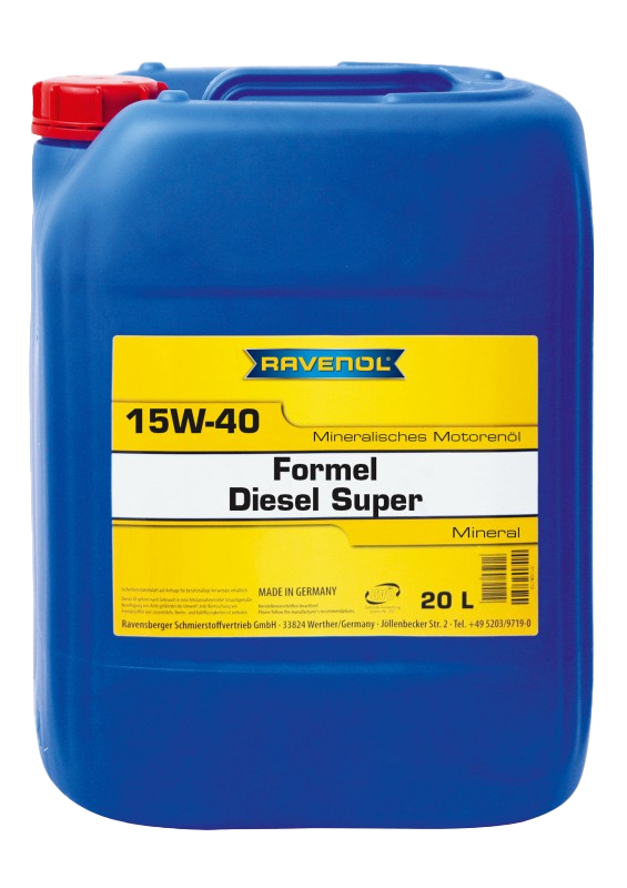 Моторное масло Ravenol Formel Super Diesel SAE 15W-40, 20л